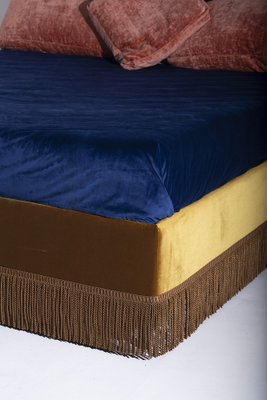 Vintage Italian Velvet Bed, 2020-RCE-2042961