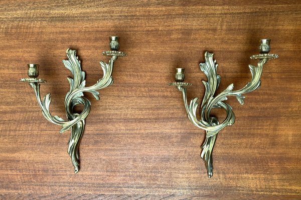 Vintage Italian Wall Candle Holder, Set of 2-UAH-1192499