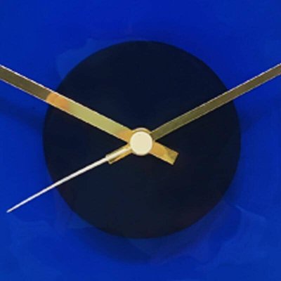 Vintage Italian Wall Clock in Murano Glass by Cà Dei Vetrai, 1960s-QGR-2036864