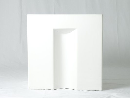 Vintage Italian White Fiberglass Side Table by G. Ceretti, P. Derossi & R. Rosso-RD-1819875