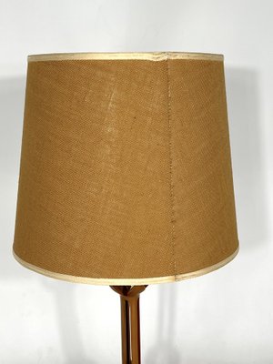 Vintage Italian Wood Table Lamp, 1950s-OT-1313226