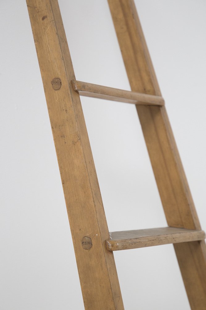 Vintage Italian Wooden Ladder