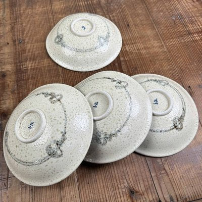 Vintage Japanese Kozara Plates in Ceramic, 1970s, Set of 4-DWL-2035407