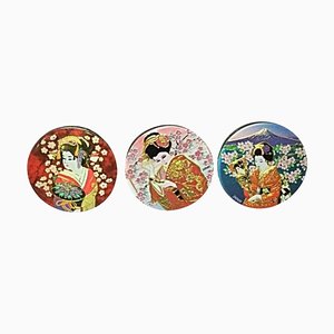 Vintage Japanese Magnets, 1950s, Set of 3-JZV-2033691