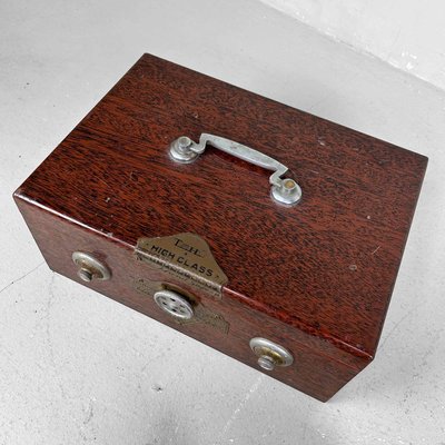 Vintage Japanese Metal Cash Box, 1950s-DWL-2020573