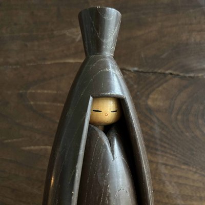 Vintage Japanese Sosaku Kokeshi by Shozan Shido-DWL-1786519