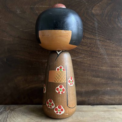 Vintage Japanese Sosaku Kokeshi Kimono, 1970s-DWL-1786510