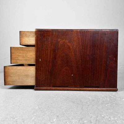 Vintage Japanese Wooden Drawer Cabinet, 1930s-DWL-2028042