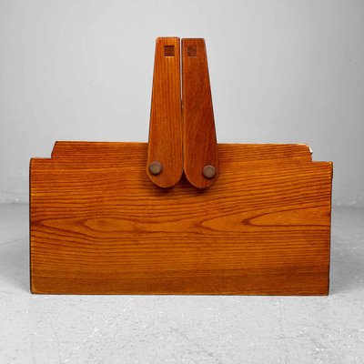 Vintage Japanese Wooden Sewing Case, 1980s-DWL-2028043