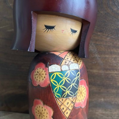 Vintage Kawaii Kokeshi Doll, 1970s-DWL-1798833