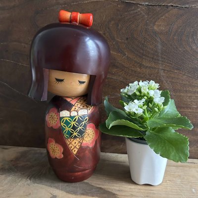 Vintage Kawaii Kokeshi Doll, 1970s-DWL-1798833