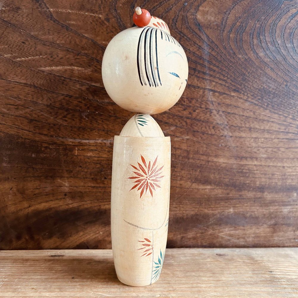 Vintage Kawaii Sosaku Kokeshi Doll, Japan, 1970s