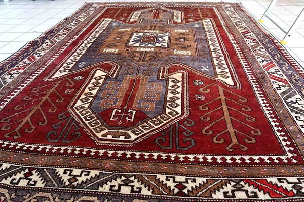 Vintage Kazak Rug, 1940s-JZV-1371691