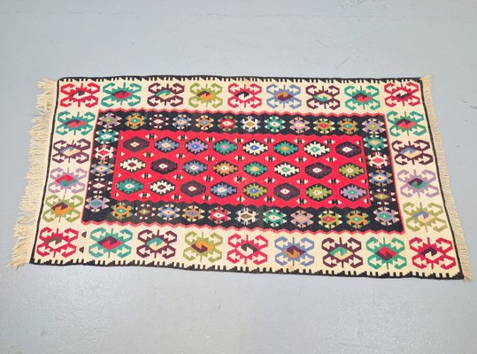 Vintage Kelim Bohemian Wall Hanging Boho Rug, 1950s-AXJ-2022493