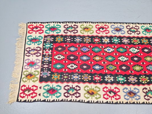 Vintage Kelim Bohemian Wall Hanging Boho Rug, 1950s-AXJ-2022493