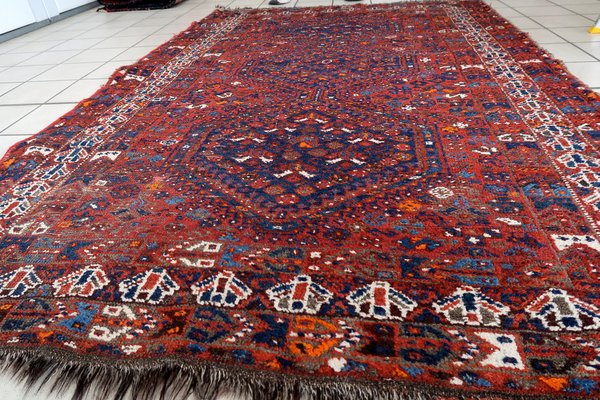 Vintage Khamseh Rug, 1920s-JZV-1725676