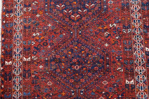 Vintage Khamseh Rug, 1920s-JZV-1725676