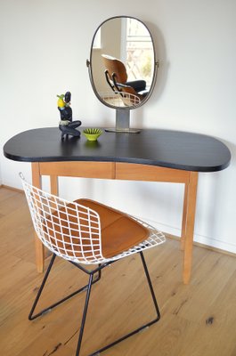 Vintage Kidney-Shaped Dressing Table, 1950s-OV-1803963