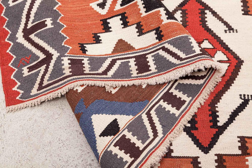 Vintage Kilim Cuban Rug