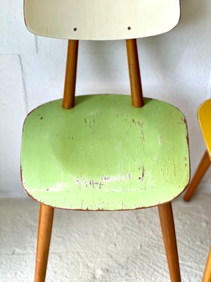 Vintage Kitchen Chairs by Ton, 1960s, Set of 4-ALG-2016667