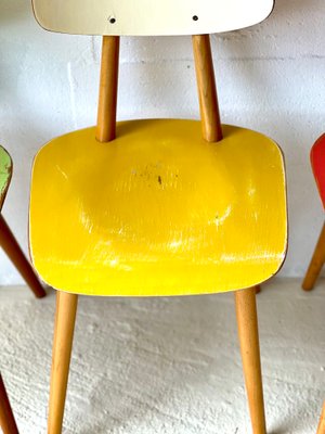 Vintage Kitchen Chairs by Ton, 1960s, Set of 4-ALG-2016667