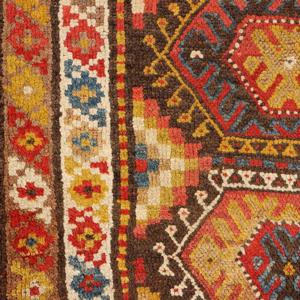 Vintage Kurdish Handmade Rug in Wool