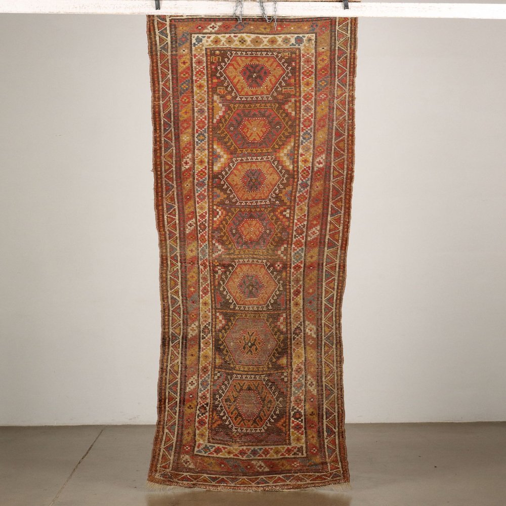 Vintage Kurdish Handmade Rug in Wool