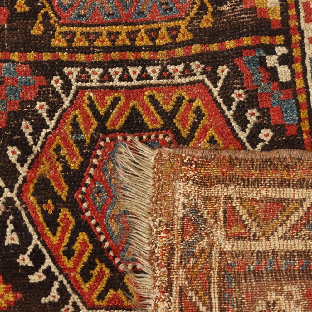 Vintage Kurdish Handmade Rug in Wool