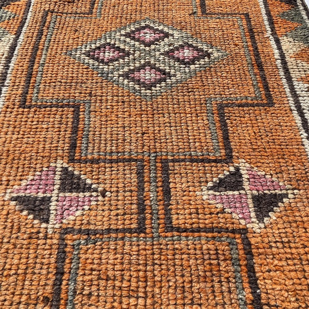 Vintage Kurdish Traditional Herki Rug, 1930s