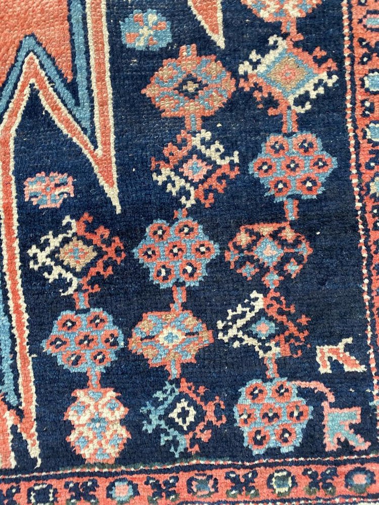 Vintage Kurdish Zanjan Rug