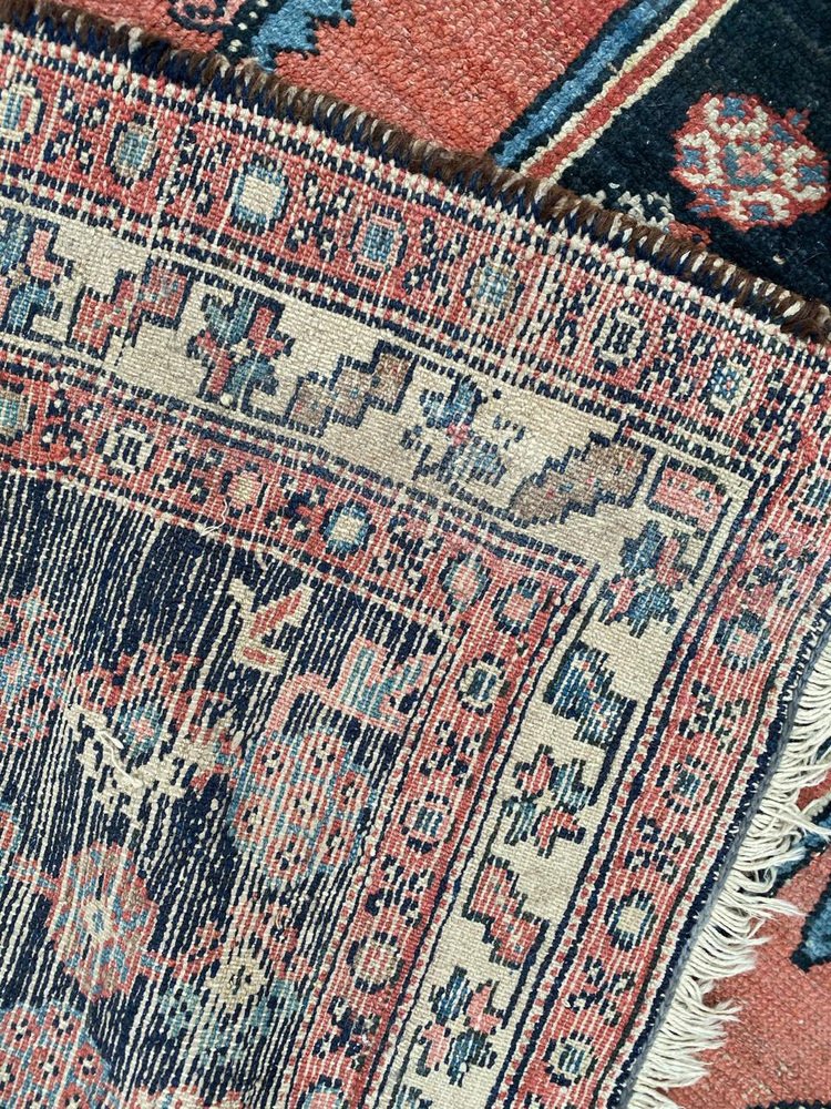 Vintage Kurdish Zanjan Rug