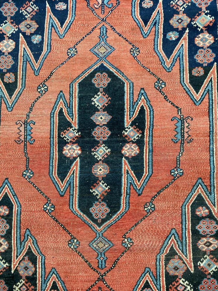 Vintage Kurdish Zanjan Rug