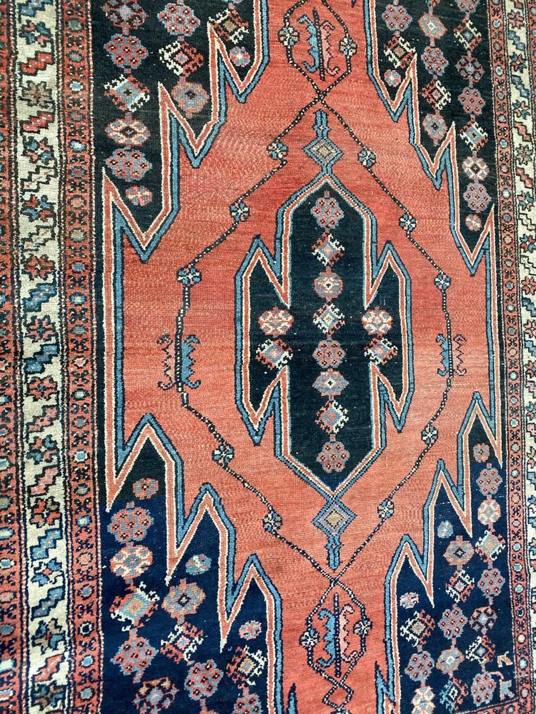 Vintage Kurdish Zanjan Rug