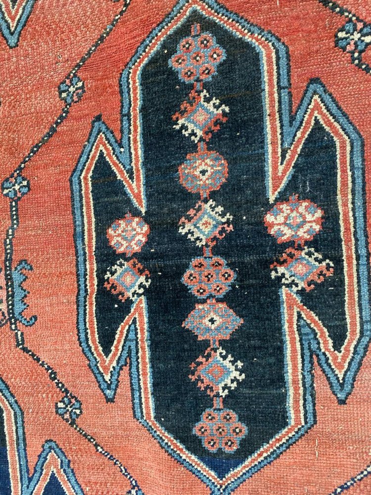 Vintage Kurdish Zanjan Rug