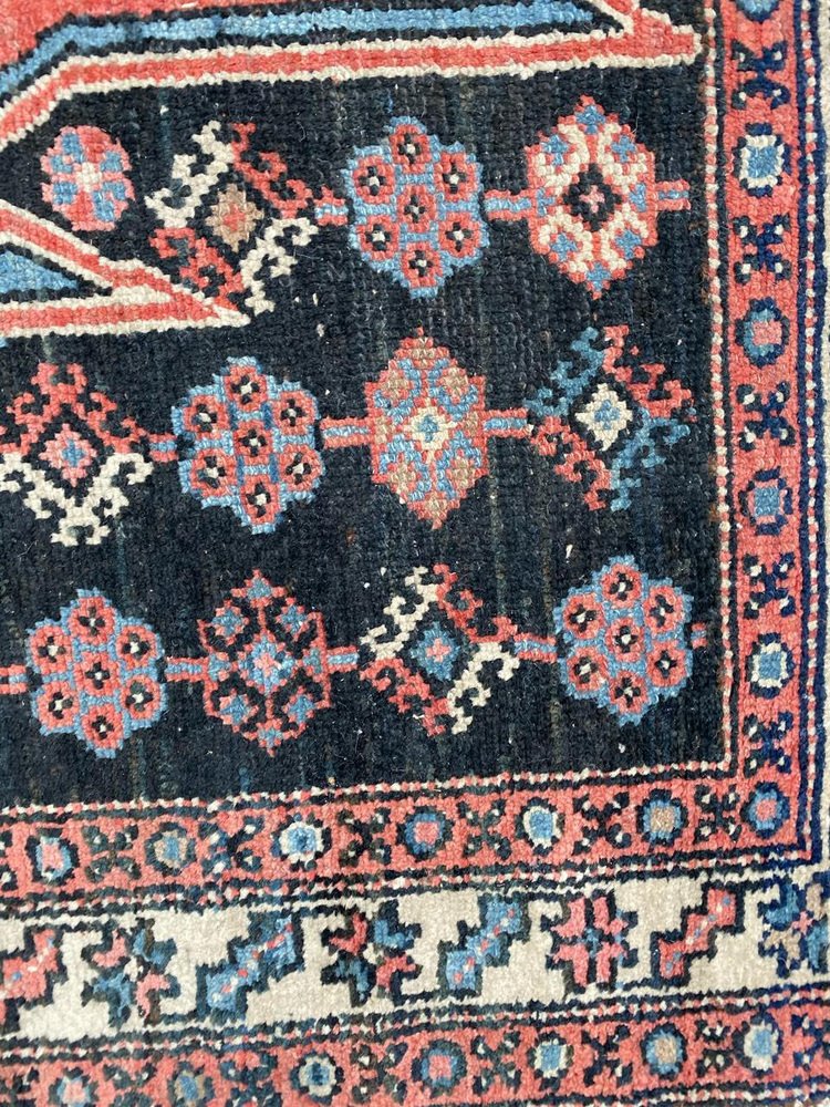 Vintage Kurdish Zanjan Rug