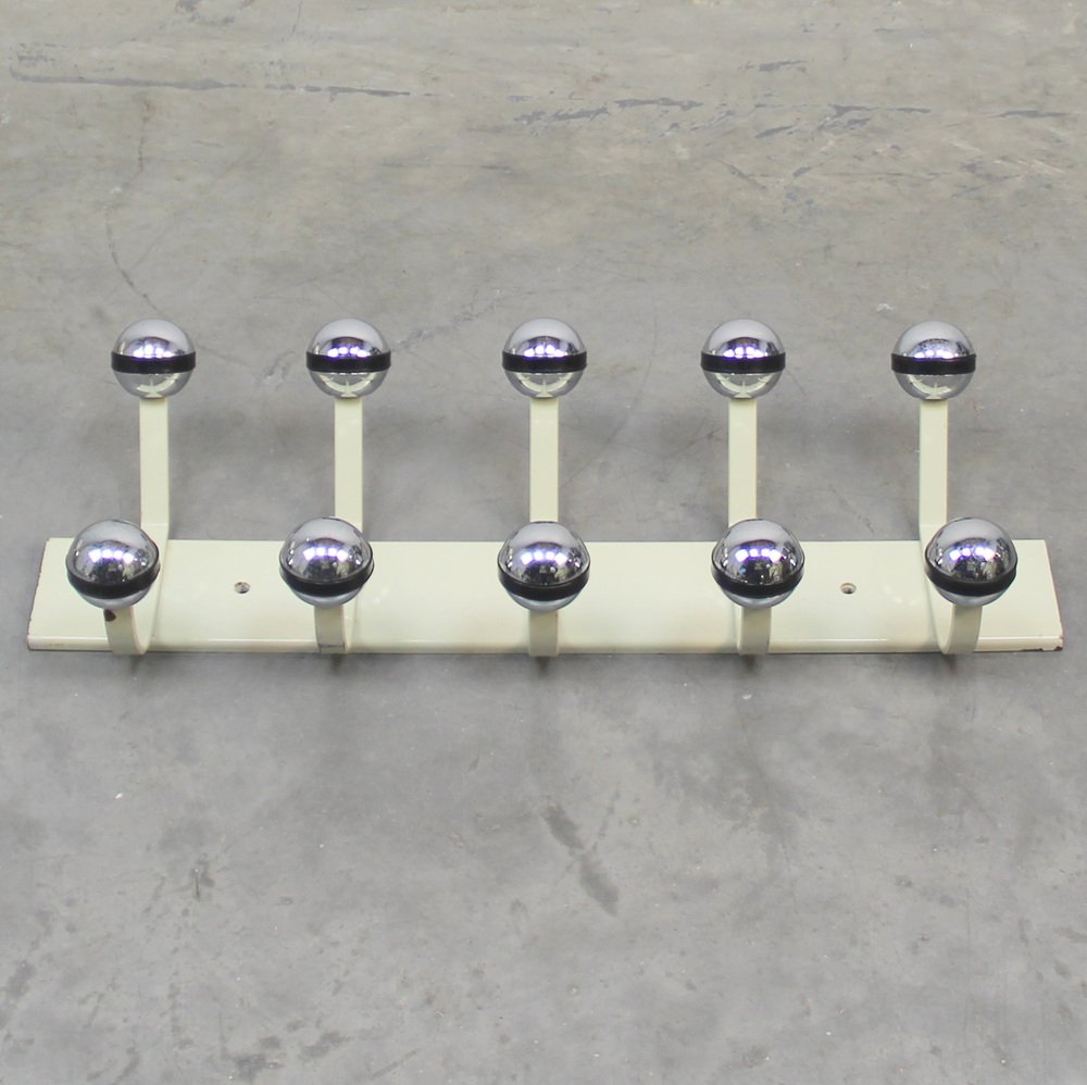 Vintage Lacquered Coat Rack