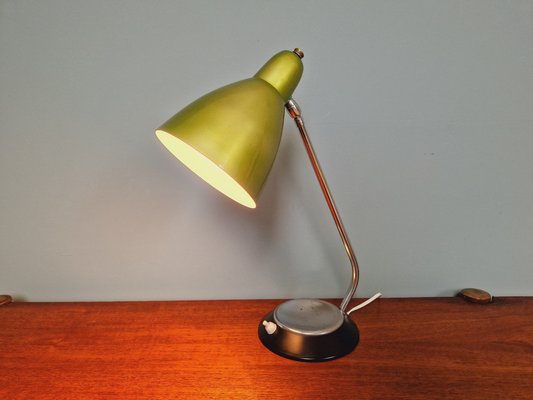 Vintage Lacquered Metal and Chrome Metal Lamp, 1970s-FAX-1751984