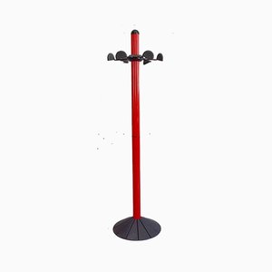 Vintage Lacquered Metal Coat Rack from Seccose, 1980s-RVK-885694