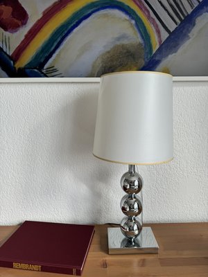 Vintage Lamp in Chromed Metal, 1980s-OJI-2018459