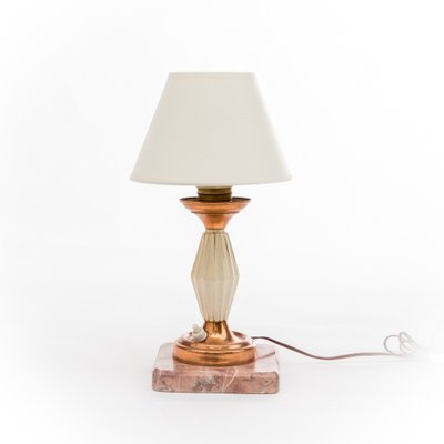 Vintage Lamp with a Marble Base-FSD-1171841