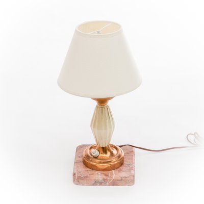 Vintage Lamp with a Marble Base-FSD-1171841