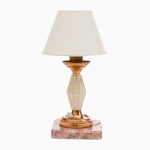 Vintage Lamp with a Marble Base-FSD-1171841