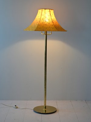 Vintage Lamp with Yellow Lampshade, 1960s-QWP-2033972