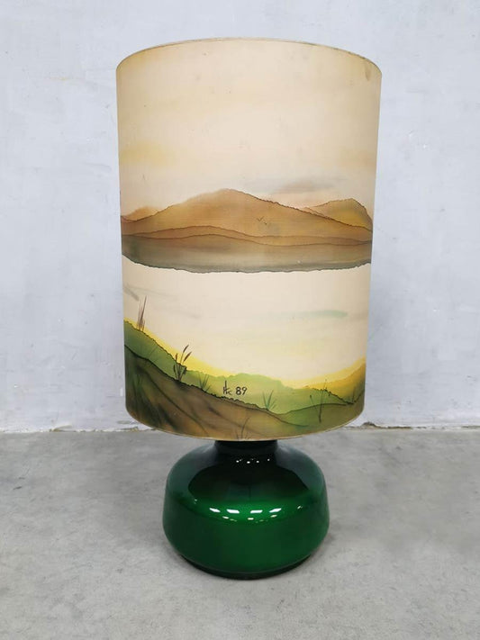 Vintage Landscape Table Lamp