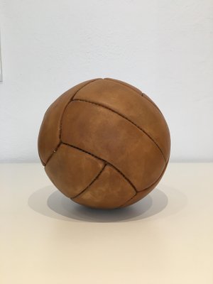 Vintage Leather 1kg Medicine Ball-TW-604064