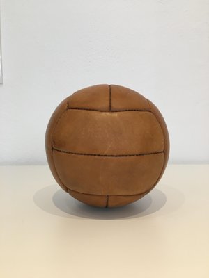 Vintage Leather 1kg Medicine Ball-TW-604064