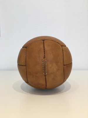 Vintage Leather 1kg Medicine Ball-TW-604064