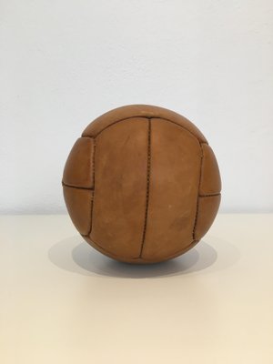 Vintage Leather 1kg Medicine Ball-TW-604064