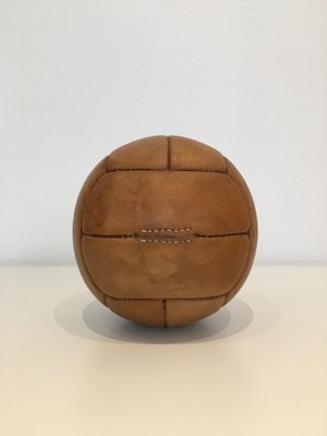 Vintage Leather 1kg Medicine Ball-TW-604064