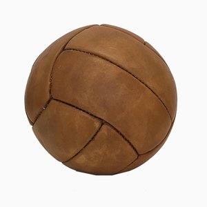 Vintage Leather 1kg Medicine Ball-TW-604064